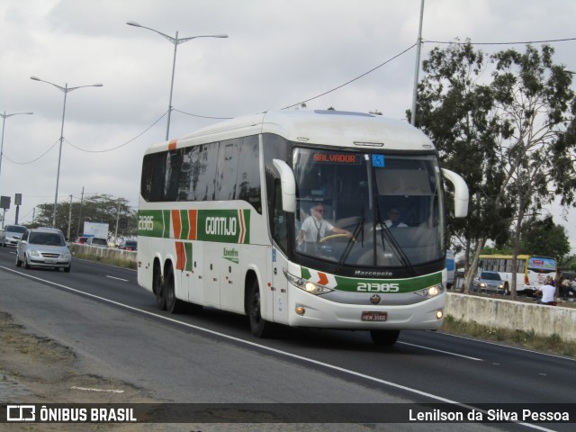 Empresa Gontijo de Transportes 21385 na cidade de Caruaru, Pernambuco, Brasil, por Lenilson da Silva Pessoa. Número da foto: #11709342.