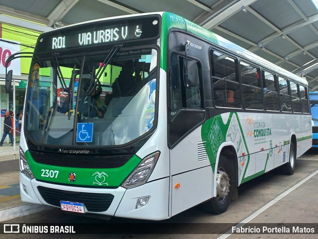 Viação Rosa Vitória da Conquista 2307 na cidade de Vitória da Conquista, Bahia, Brasil, por Fabrício Portella Matos. Número da foto: #11707040.