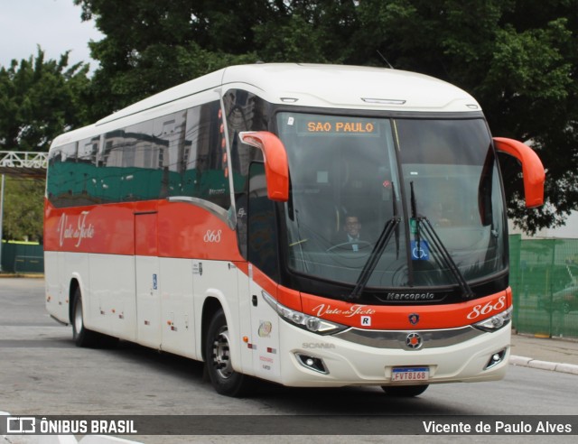 Viação Vale do Tietê 868 na cidade de São Paulo, São Paulo, Brasil, por Vicente de Paulo Alves. ID da foto: 11706918.