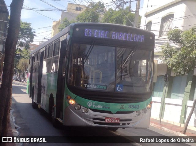 VIPE - Viação Padre Eustáquio 3343 na cidade de São Caetano do Sul, São Paulo, Brasil, por Rafael Lopes de Oliveira. Número da foto: #11708205.