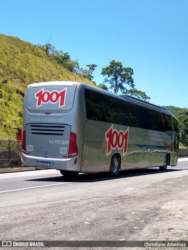 Auto Viação 1001 RJ 108.1228 na cidade de Rio Bonito, Rio de Janeiro, Brasil, por Christiano Albernaz. ID da foto: 11707184.