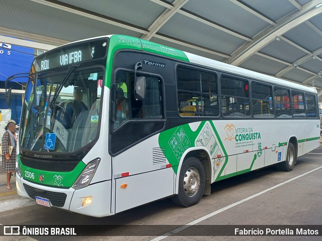 Viação Rosa Vitória da Conquista 2306 na cidade de Vitória da Conquista, Bahia, Brasil, por Fabrício Portella Matos. Número da foto: #11707054.