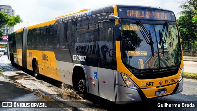 Mobi Rio E902087 na cidade de Rio de Janeiro, Rio de Janeiro, Brasil, por Guilherme Breda. Número da foto: #11709466.