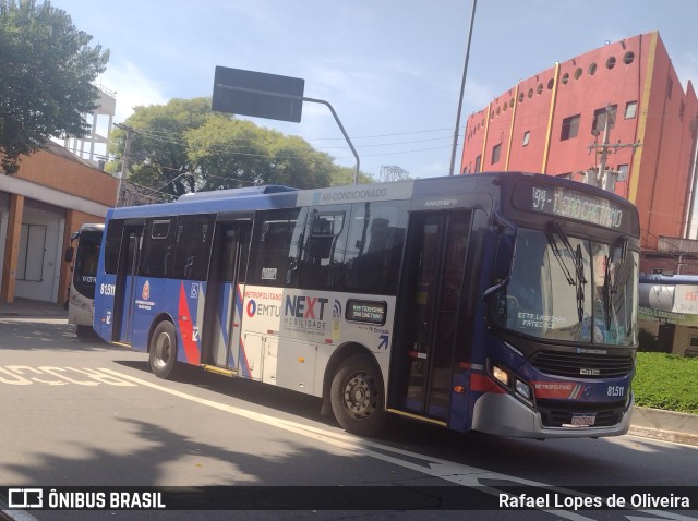 Next Mobilidade - ABC Sistema de Transporte 81.511 na cidade de São Caetano do Sul, São Paulo, Brasil, por Rafael Lopes de Oliveira. Número da foto: #11706971.