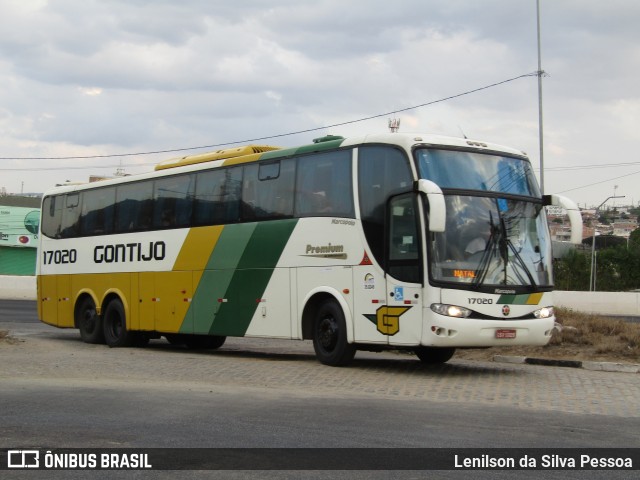 Empresa Gontijo de Transportes 17020 na cidade de Caruaru, Pernambuco, Brasil, por Lenilson da Silva Pessoa. Número da foto: #11711652.