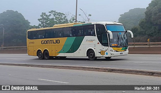 Empresa Gontijo de Transportes 17140 na cidade de Betim, Minas Gerais, Brasil, por Hariel BR-381. ID da foto: 11711390.