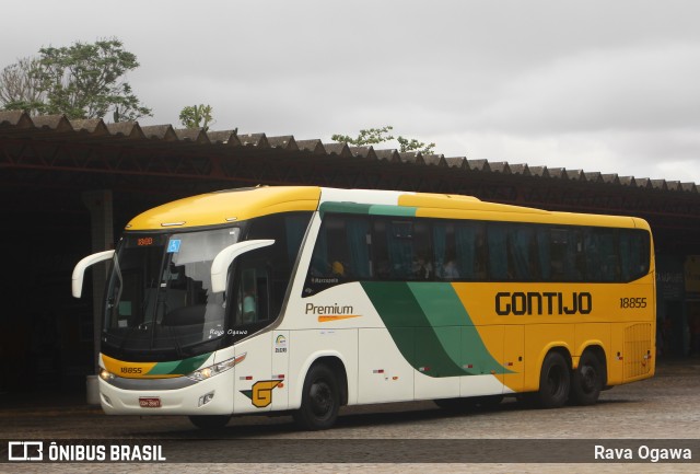 Empresa Gontijo de Transportes 18855 na cidade de Vitória da Conquista, Bahia, Brasil, por Rava Ogawa. ID da foto: 11710964.