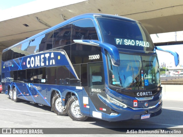 Viação Cometa 723000 na cidade de Belo Horizonte, Minas Gerais, Brasil, por Adão Raimundo Marcelino. ID da foto: 11712342.