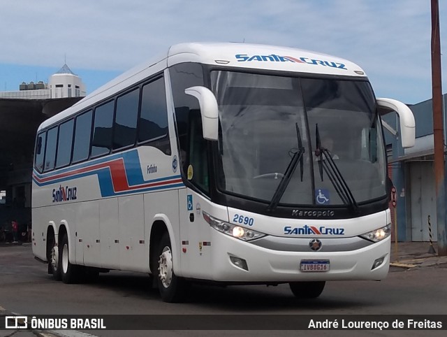 VUSC - Viação União Santa Cruz 2690 na cidade de Porto Alegre, Rio Grande do Sul, Brasil, por André Lourenço de Freitas. Número da foto: #11711085.