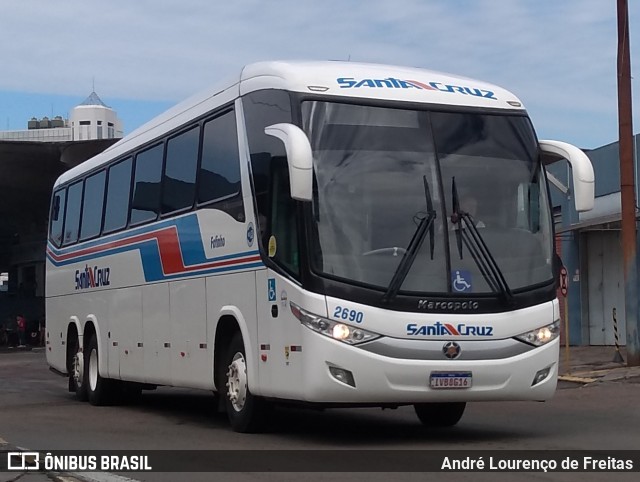 VUSC - Viação União Santa Cruz 2690 na cidade de Porto Alegre, Rio Grande do Sul, Brasil, por André Lourenço de Freitas. ID da foto: 11711085.