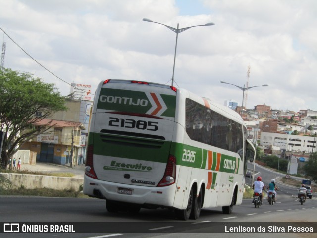 Empresa Gontijo de Transportes 21385 na cidade de Caruaru, Pernambuco, Brasil, por Lenilson da Silva Pessoa. ID da foto: 11711515.