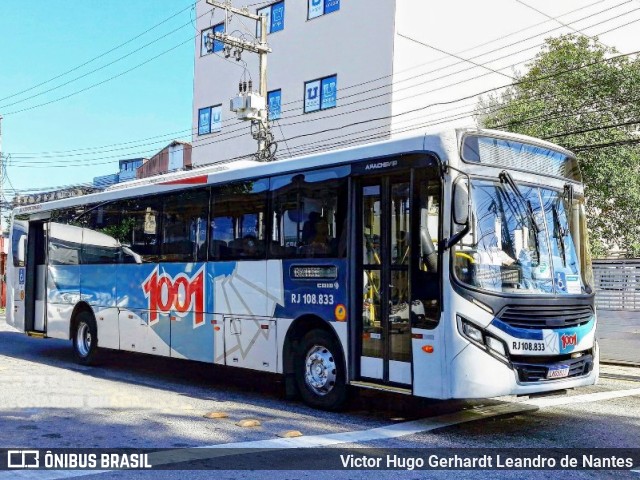 Auto Viação 1001 RJ 108.833 na cidade de Macaé, Rio de Janeiro, Brasil, por Victor Hugo Gerhardt Leandro de Nantes. ID da foto: 11710325.