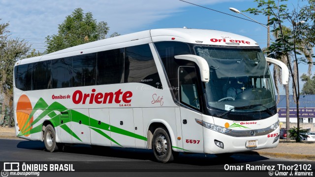 Ómnibus de Oriente 6697 na cidade de Tlaquepaque, Jalisco, México, por Omar Ramírez Thor2102. ID da foto: 11711466.