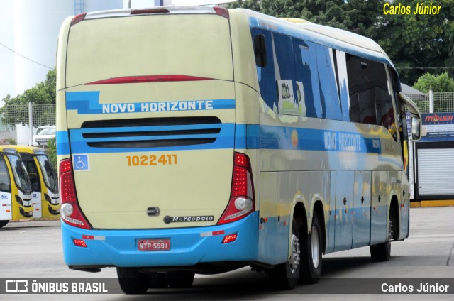 Viação Novo Horizonte 1022411 na cidade de Goiânia, Goiás, Brasil, por Carlos Júnior. ID da foto: 11712544.