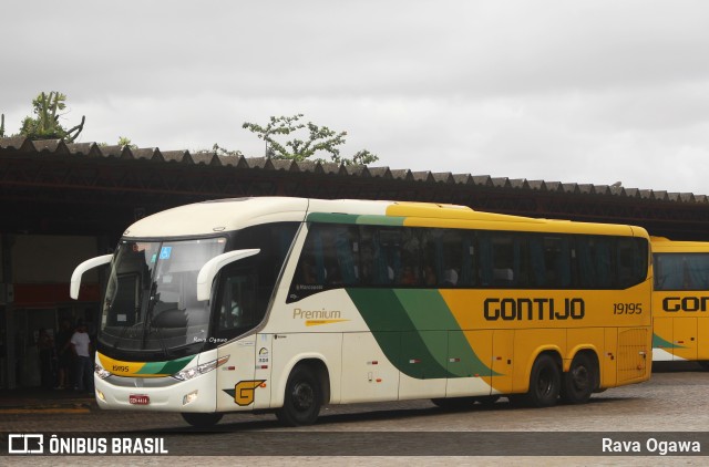 Empresa Gontijo de Transportes 19195 na cidade de Vitória da Conquista, Bahia, Brasil, por Rava Ogawa. ID da foto: 11710960.