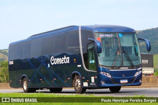 Viação Cometa 721543 na cidade de Roseira, São Paulo, Brasil, por Paulo Henrique Pereira Borges. ID da foto: 11711055.