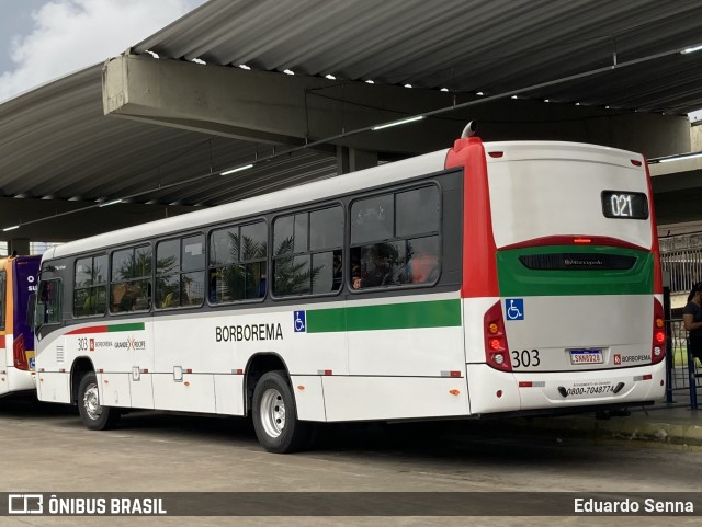 Borborema Imperial Transportes 303 na cidade de Recife, Pernambuco, Brasil, por Eduardo Senna. ID da foto: 11710571.