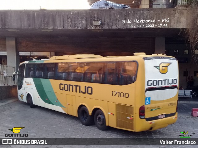 Empresa Gontijo de Transportes 17100 na cidade de Belo Horizonte, Minas Gerais, Brasil, por Valter Francisco. Número da foto: #11711250.