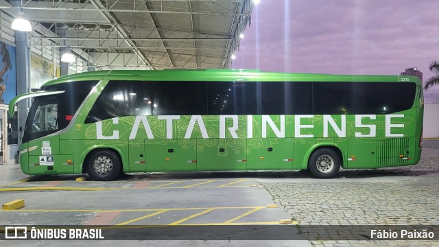 Auto Viação Catarinense 3370 na cidade de Balneário Camboriú, Santa Catarina, Brasil, por Fábio Paixão. Número da foto: #11710114.