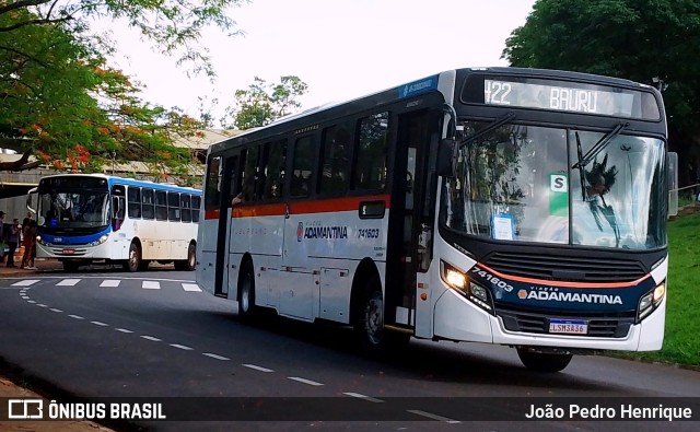 Expresso Adamantina 741603 na cidade de Jaú, São Paulo, Brasil, por João Pedro Henrique. Número da foto: #11668277.