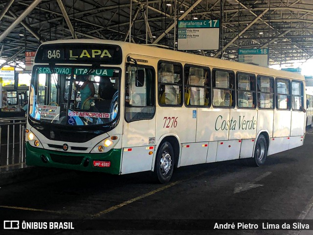 Empresa de Transportes Costa Verde 7276 na cidade de Lauro de Freitas, Bahia, Brasil, por André Pietro  Lima da Silva. ID da foto: 11668037.