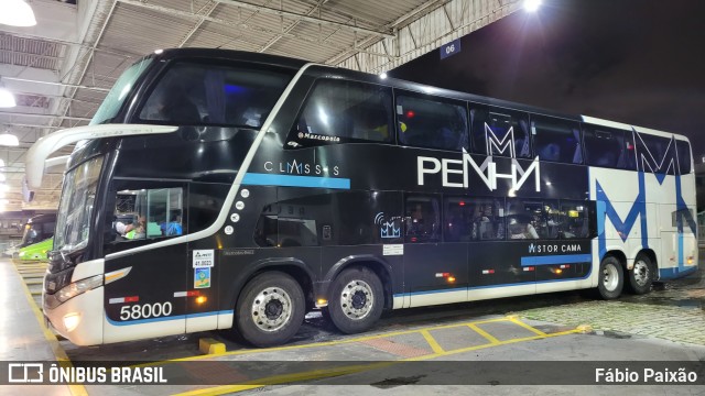 Empresa de Ônibus Nossa Senhora da Penha 58000 na cidade de Balneário Camboriú, Santa Catarina, Brasil, por Fábio Paixão. Número da foto: #11670271.