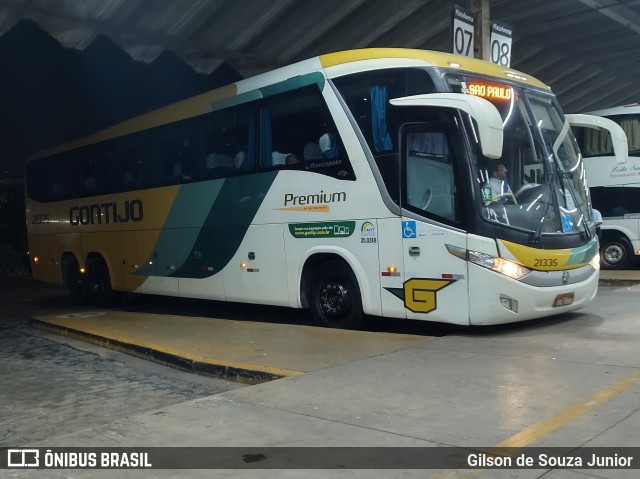 Empresa Gontijo de Transportes 21335 na cidade de Americana, São Paulo, Brasil, por Gilson de Souza Junior. ID da foto: 11668082.