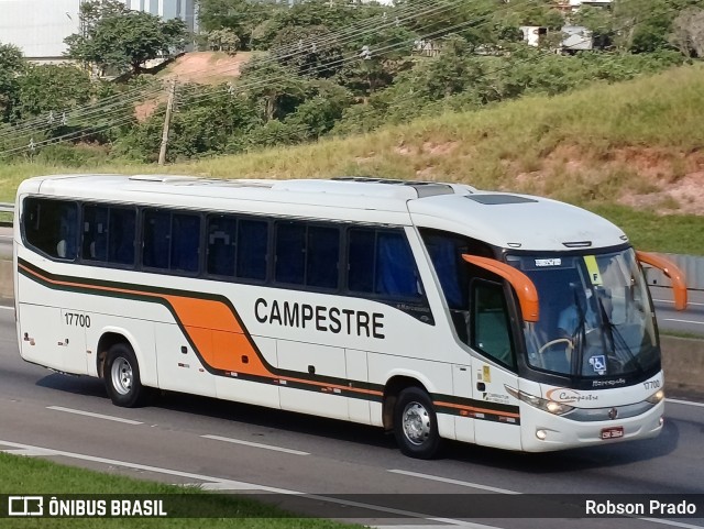 Viação Campestre 17700 na cidade de São José dos Campos, São Paulo, Brasil, por Robson Prado. ID da foto: 11669433.