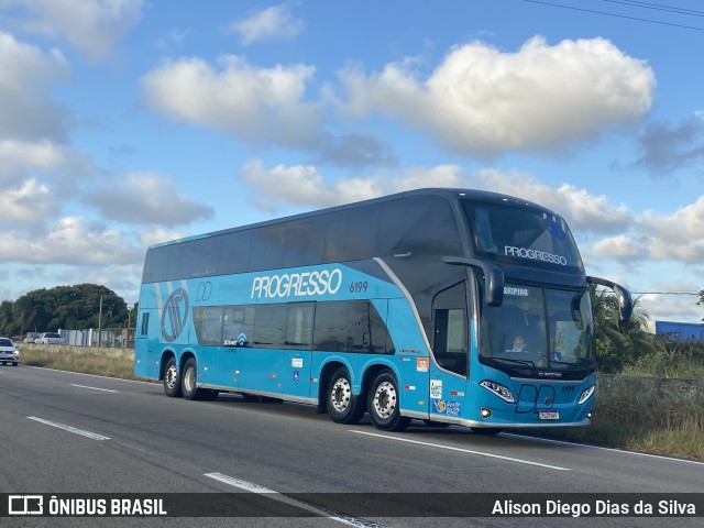 Auto Viação Progresso 6199 na cidade de São José de Mipibu, Rio Grande do Norte, Brasil, por Alison Diego Dias da Silva. ID da foto: 11669542.