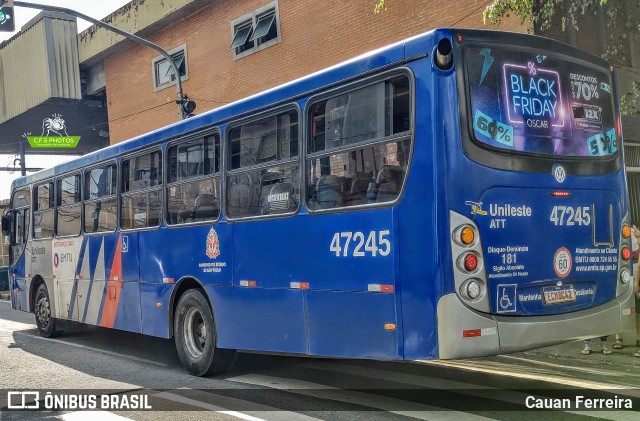 ATT - Alto Tietê Transportes 47.245 na cidade de Mogi das Cruzes, São Paulo, Brasil, por Cauan Ferreira. ID da foto: 11668677.