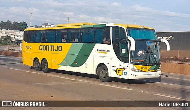 Empresa Gontijo de Transportes 17350 na cidade de Betim, Minas Gerais, Brasil, por Hariel BR-381. ID da foto: 11669146.