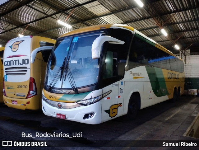 Empresa Gontijo de Transportes 19535 na cidade de Uberlândia, Minas Gerais, Brasil, por Samuel Ribeiro. Número da foto: #11668164.