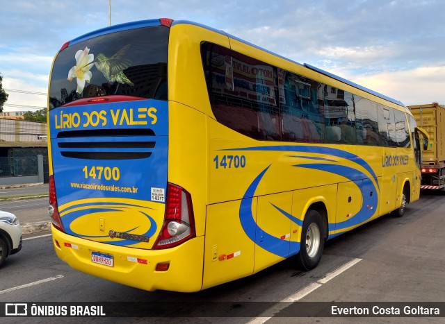 Viação Lírio dos Vales 14700 na cidade de Cariacica, Espírito Santo, Brasil, por Everton Costa Goltara. Número da foto: #11668246.