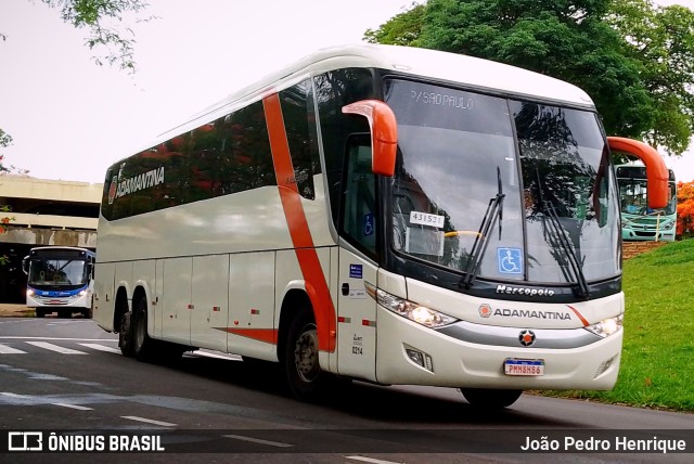 Expresso Adamantina 431531 na cidade de Jaú, São Paulo, Brasil, por João Pedro Henrique. ID da foto: 11669681.