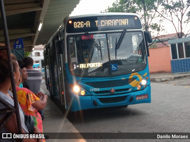 Serramar Transporte Coletivo 14155 na cidade de Serra, Espírito Santo, Brasil, por Danilo Moraes. ID da foto: 11669549.