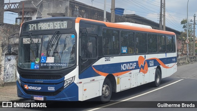 Viação Novacap C51592 na cidade de Rio de Janeiro, Rio de Janeiro, Brasil, por Guilherme Breda. Número da foto: #11668393.