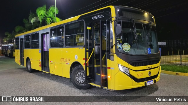 Gidion Transporte e Turismo 12307 na cidade de Joinville, Santa Catarina, Brasil, por Vinicius Petris. Número da foto: #11668179.