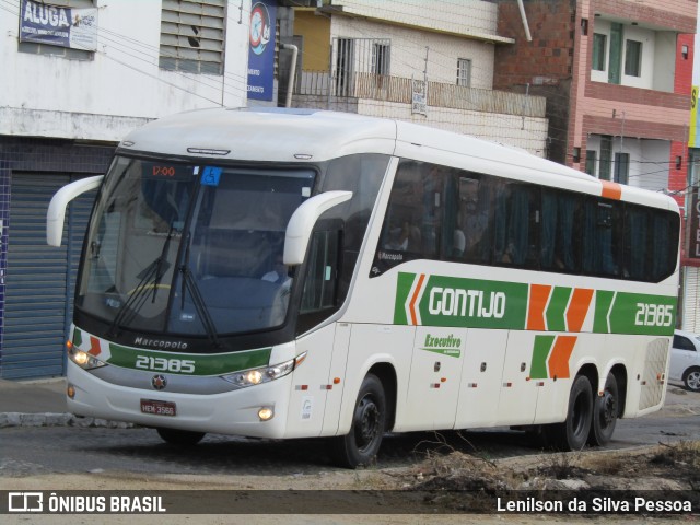 Empresa Gontijo de Transportes 21385 na cidade de Caruaru, Pernambuco, Brasil, por Lenilson da Silva Pessoa. Número da foto: #11714163.