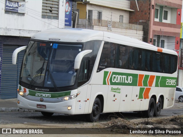 Empresa Gontijo de Transportes 21385 na cidade de Caruaru, Pernambuco, Brasil, por Lenilson da Silva Pessoa. ID da foto: 11714163.