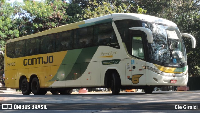 Empresa Gontijo de Transportes 19195 na cidade de São Paulo, São Paulo, Brasil, por Cle Giraldi. ID da foto: 11712875.