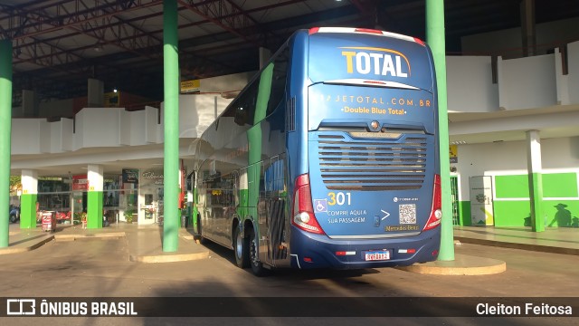 Viação Total 301 na cidade de Rio Verde, Goiás, Brasil, por Cleiton Feitosa. ID da foto: 11715143.