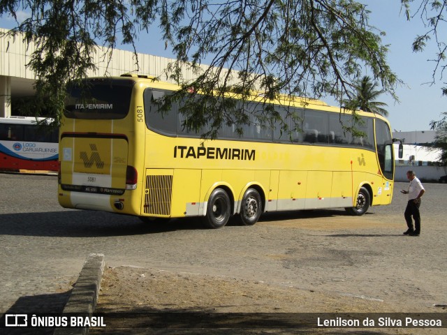 Viação Itapemirim 5081 na cidade de Caruaru, Pernambuco, Brasil, por Lenilson da Silva Pessoa. Número da foto: #11714127.