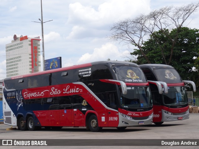 Expresso São Luiz 10190 na cidade de Goiânia, Goiás, Brasil, por Douglas Andrez. Número da foto: #11714338.