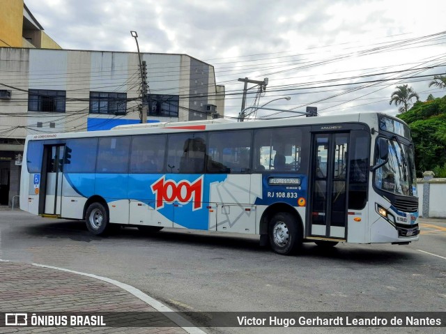 Auto Viação 1001 RJ 108.833 na cidade de Macaé, Rio de Janeiro, Brasil, por Victor Hugo Gerhardt Leandro de Nantes. ID da foto: 11712979.