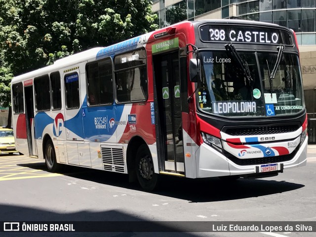 Viação Pavunense B32549 na cidade de Rio de Janeiro, Rio de Janeiro, Brasil, por Luiz Eduardo Lopes da Silva. ID da foto: 11713652.