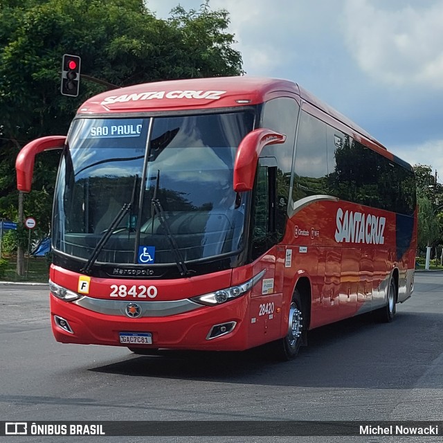 Viação Santa Cruz 28420 na cidade de São Paulo, São Paulo, Brasil, por Michel Nowacki. Número da foto: #11714964.