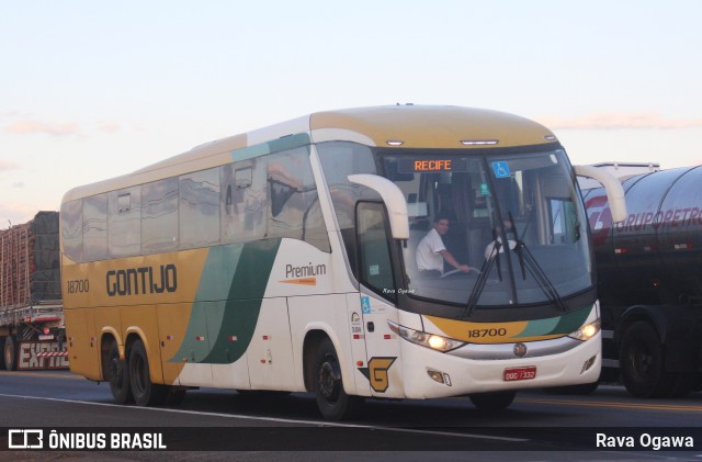 Empresa Gontijo de Transportes 18700 na cidade de Vitória da Conquista, Bahia, Brasil, por Rava Ogawa. ID da foto: 11713487.