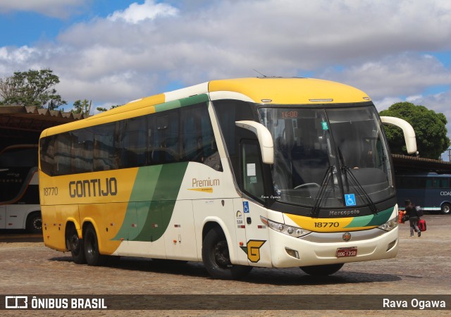 Empresa Gontijo de Transportes 18770 na cidade de Vitória da Conquista, Bahia, Brasil, por Rava Ogawa. ID da foto: 11713467.