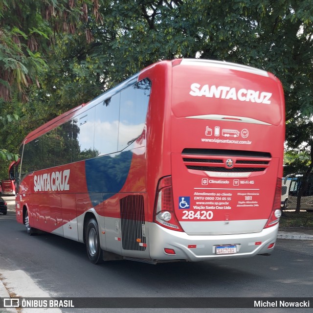 Viação Santa Cruz 28420 na cidade de São Paulo, São Paulo, Brasil, por Michel Nowacki. ID da foto: 11714968.