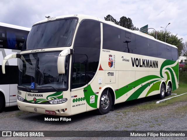 Empresa de Transportes Coletivos Volkmann 1700 na cidade de Blumenau, Santa Catarina, Brasil, por Mateus Filipe Nascimento. ID da foto: 11713663.